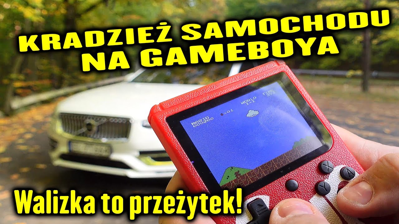 Kradzież samochodu na GAMEBOYA - walizka to przeżytek! #MOTODORADCA