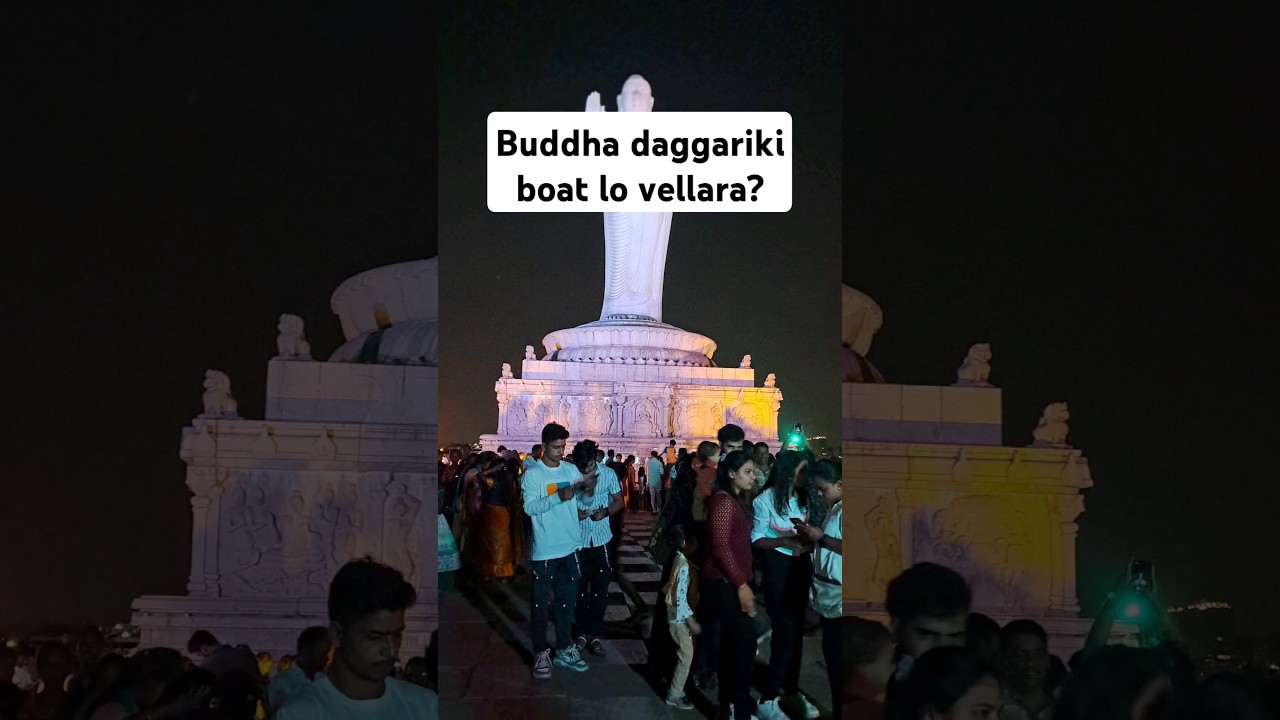 Hyderabad Boating in tank bund #buddha #hyderabad #tourist #mustvisit #explore