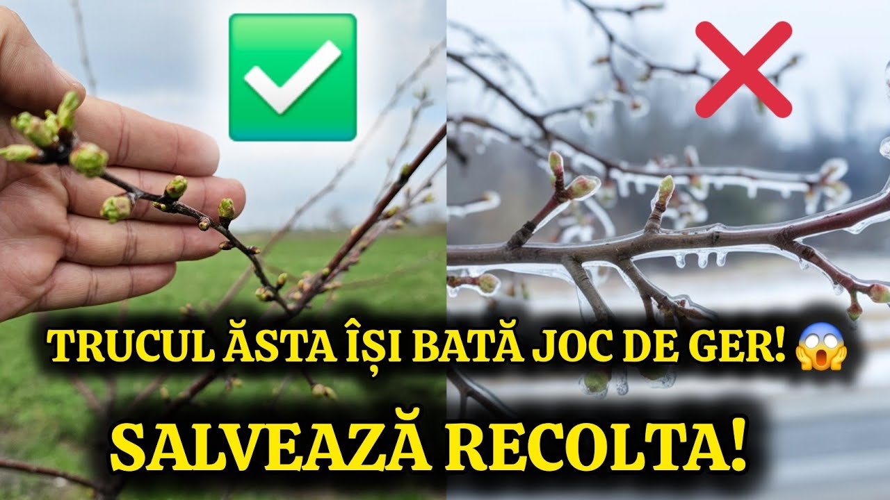SALVEAZĂ RECOLTA! 😱 Cum Am Protejat 100 de Pomi de Îngheț cu doar 10 Lei (Testat în România!)