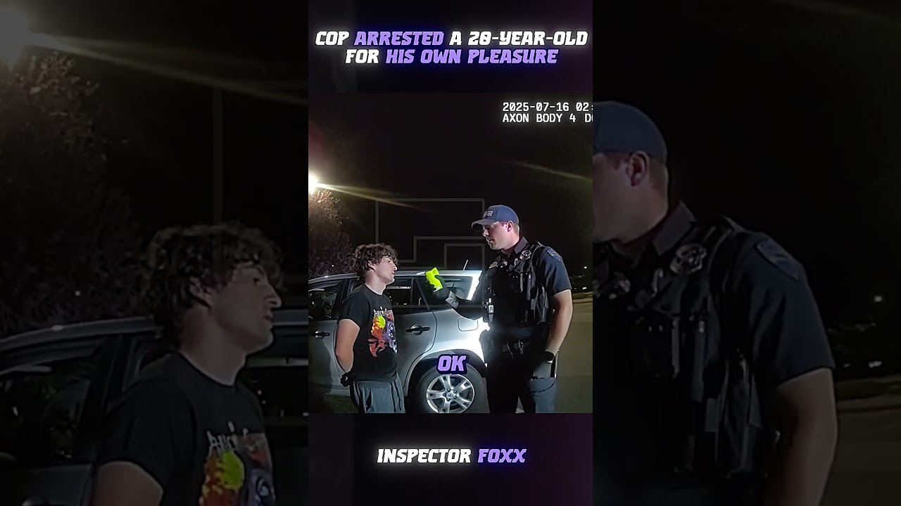 Cop Arrested A 20-Year-Old For His Own Pleasure..!!