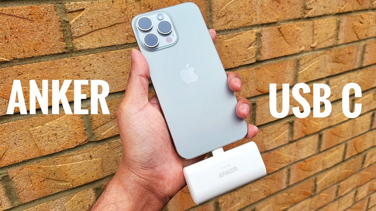 Anker USB C Power Bank - the best portable charger for iPhone 15 Pro Max