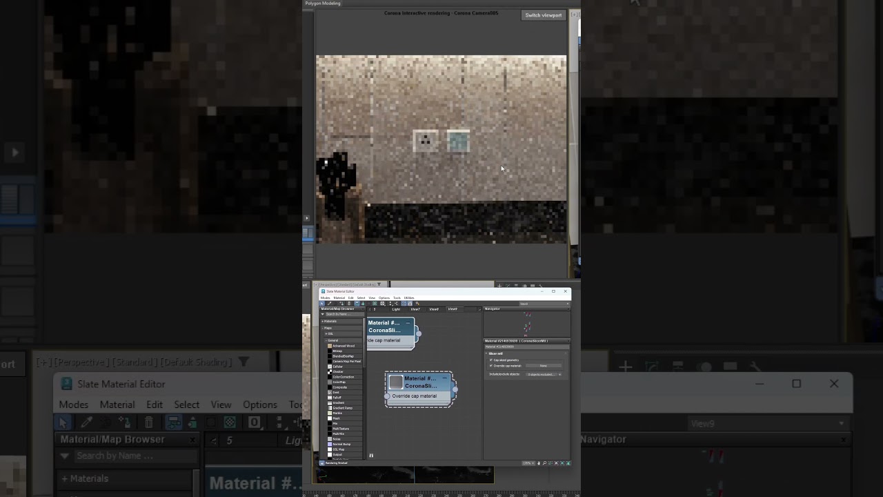 How to us Corona Slicer material in 3dsmax. #3dsmax #3d #3dmodeling #3dmodelingtutorial #3dart