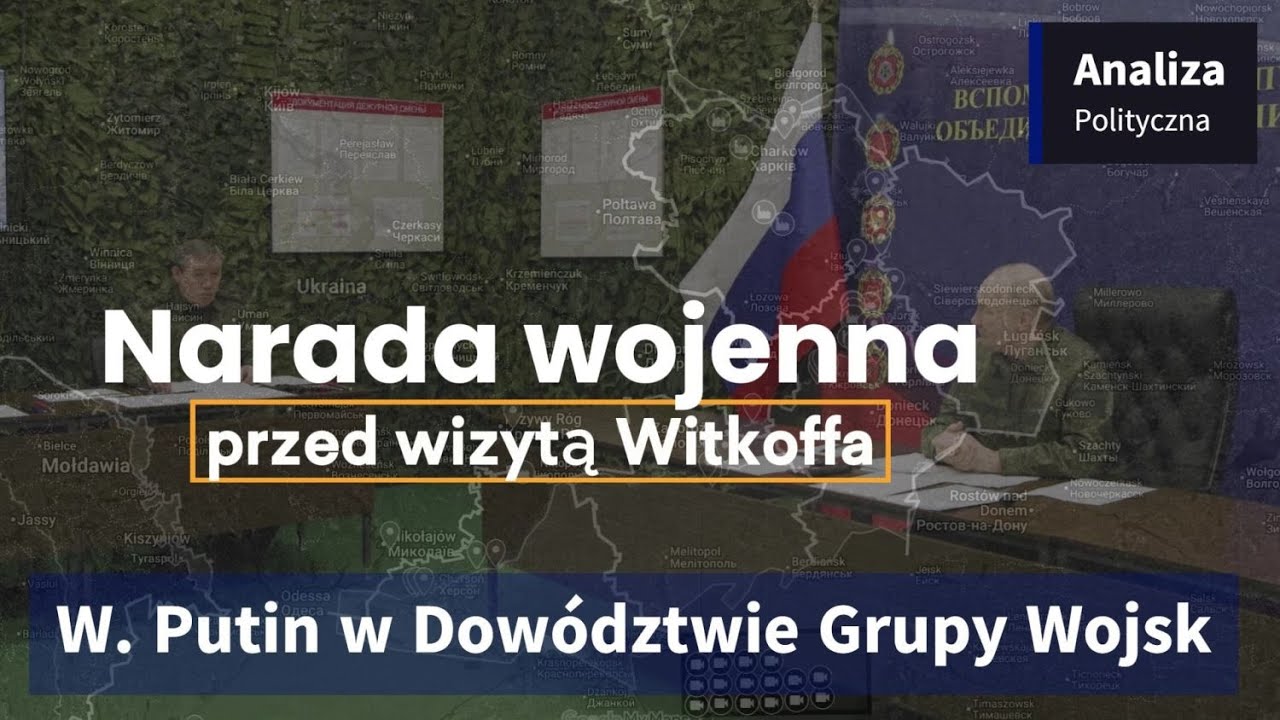 Narada wojenna przed wizytą Witkoffa