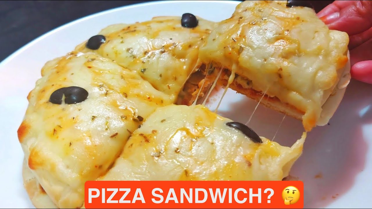 Easy And Yummy Pizza Sandwich Recipe | Restaurant style Pizza Sandwich Without Oven #ramadanspecial