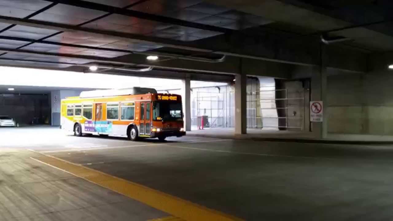 LACMTA AND FOOTHILL TRANSIT BUSES ARRIVING AND DEPARTING EL MONTE STATION ENGINE SOUNDS