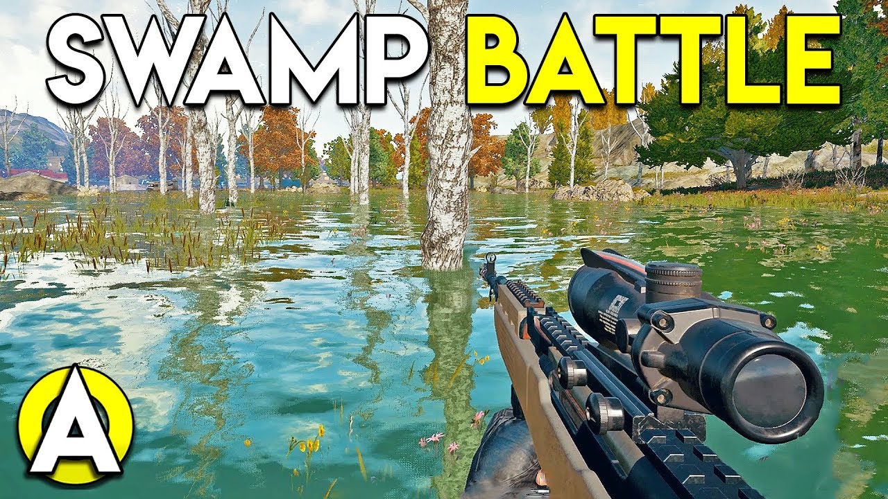 SWAMP BATTLE - PLAYERUNKNOWN'S BATTLEGROUNDS
