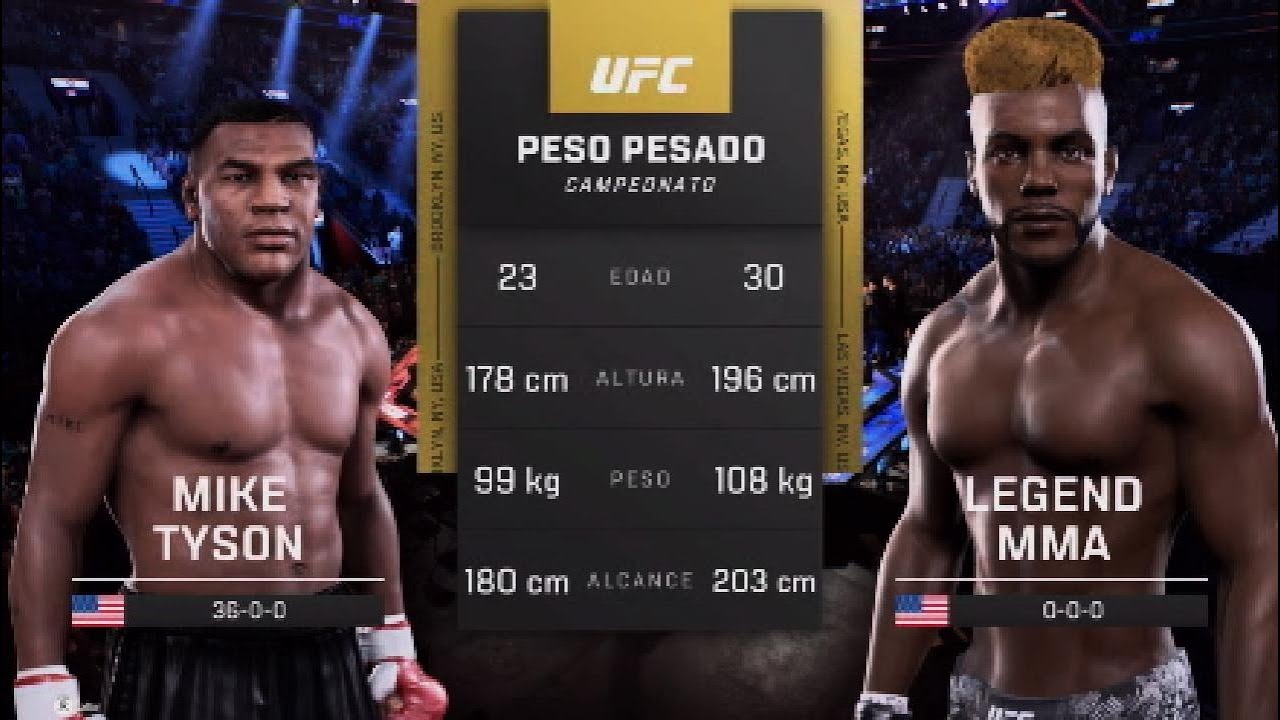UFC 5 l Mike Tyson vs. Legend MMA | EA SPORTS UFC 5 Iron Mike Tyson Standing Fight