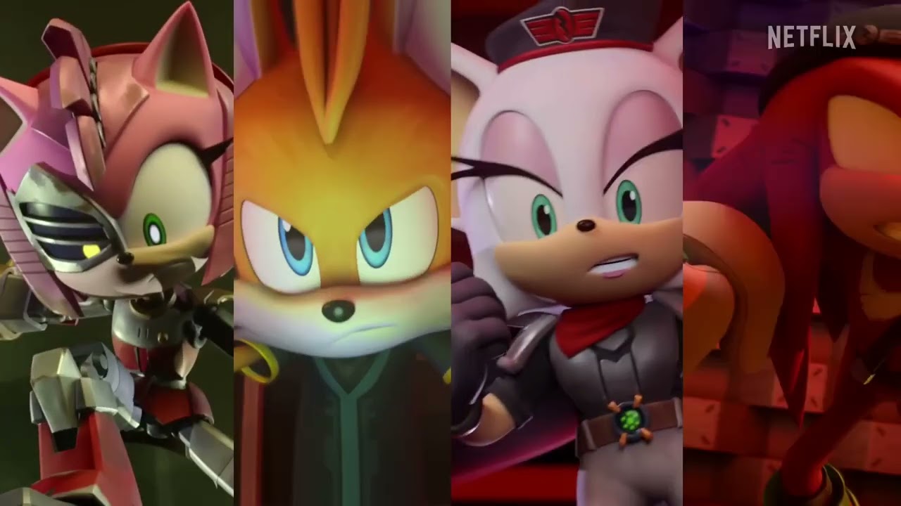 The league of incredible vegetables (sonic prime cover)