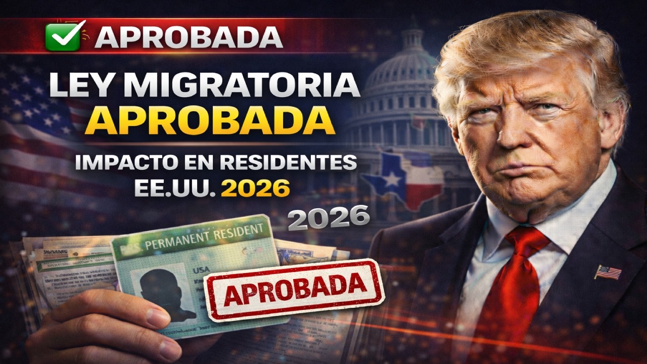 ✅ Aprobada ley migratoria de EE. UU. en 2026 y su impacto en residentes permanentes