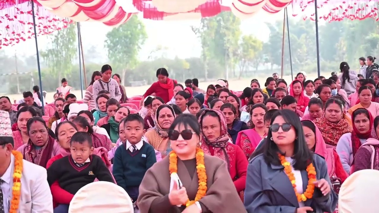 CPS र CPRS कार्यक्रमको उद्घाटन सत्रमा स्वागत मन्तव्य राख्दै गोरखा आइडियल प्राचार्य बसन्त बहादुर पुन