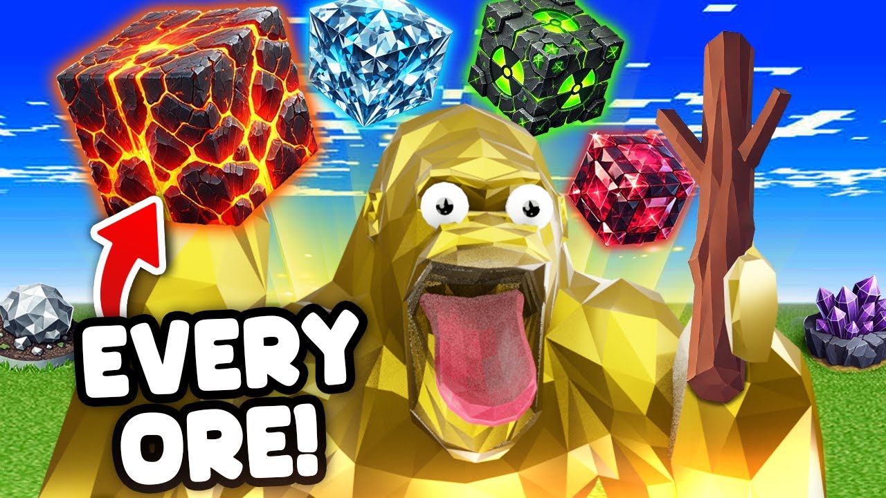 I Mined EVERY ORE with JUST A STICK in Animal Company! (Animal Company VR)