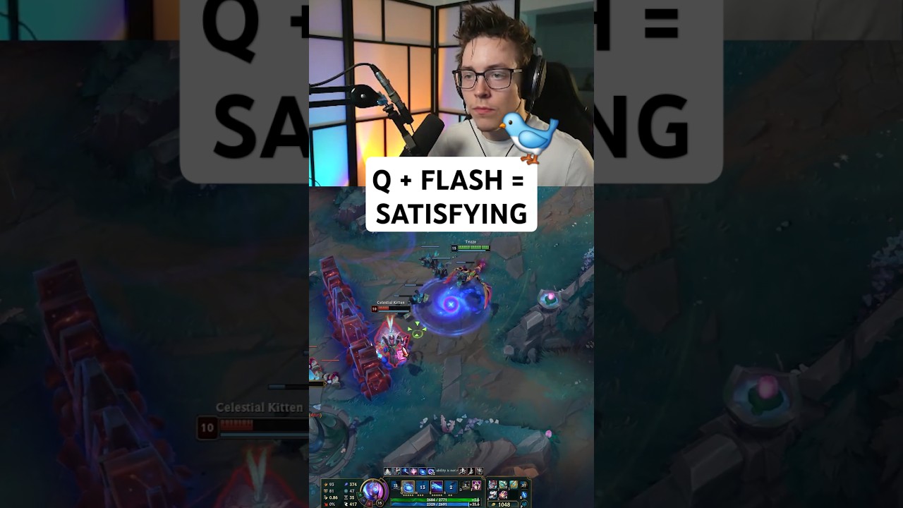 Q + Flash is so satisfying (Not that impressive vs a support though) #anivia #leagueoflegends #mid
