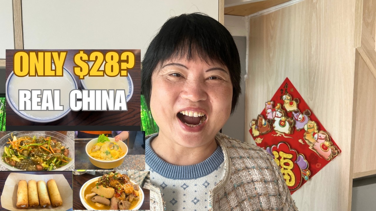 What $28 gets you in China's Food Capital! 🇨🇳 (CNY with Mom)