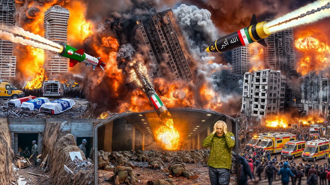 BUNKER NETANYAHU HANCUR DIHANTAM RUDAL IRAN!? 2500 Tentara Tewas, Rudal Iran Ratakan Markas Israel!