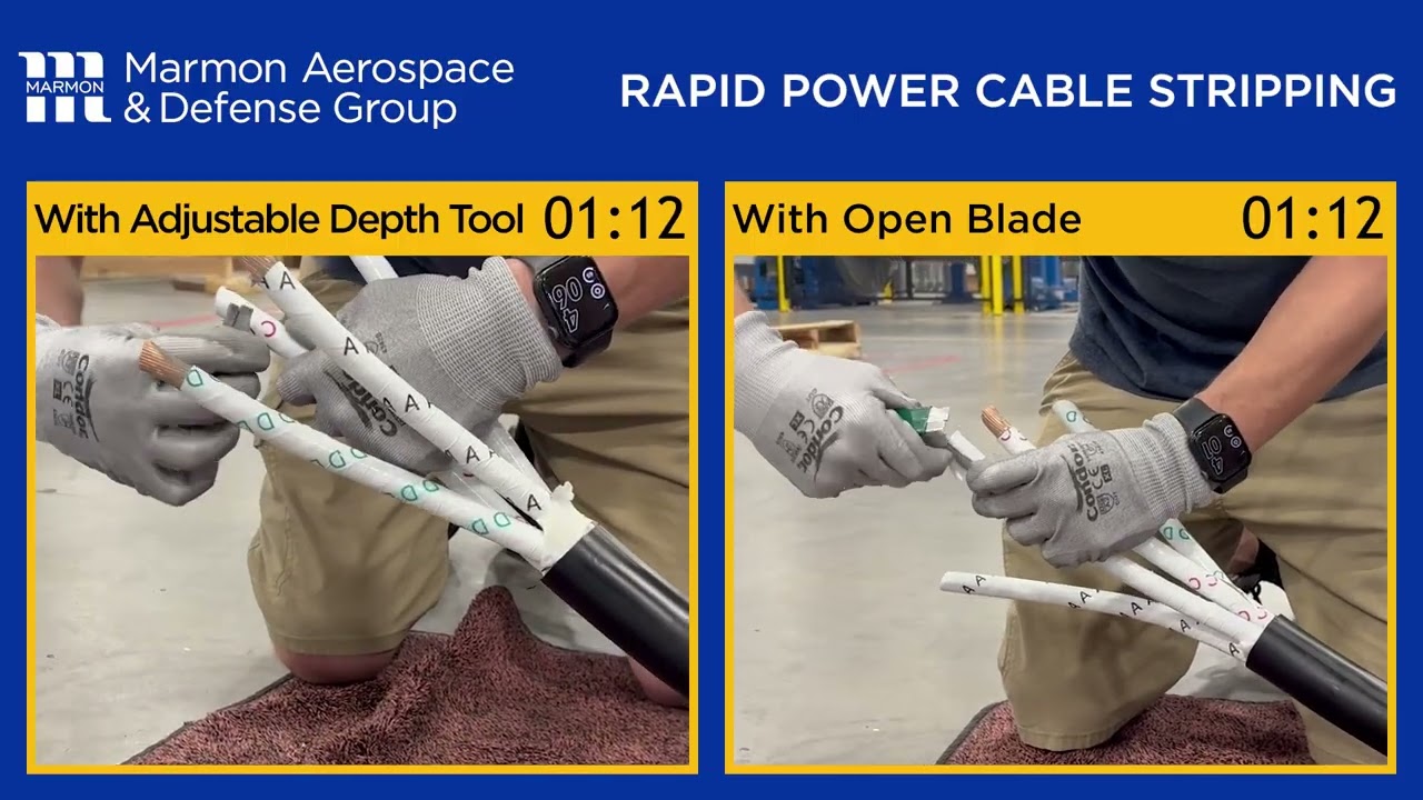 Stripping Large Power Feeder Cables in Under 5 Minutes &ndash; See How Marmon Cables Deliver