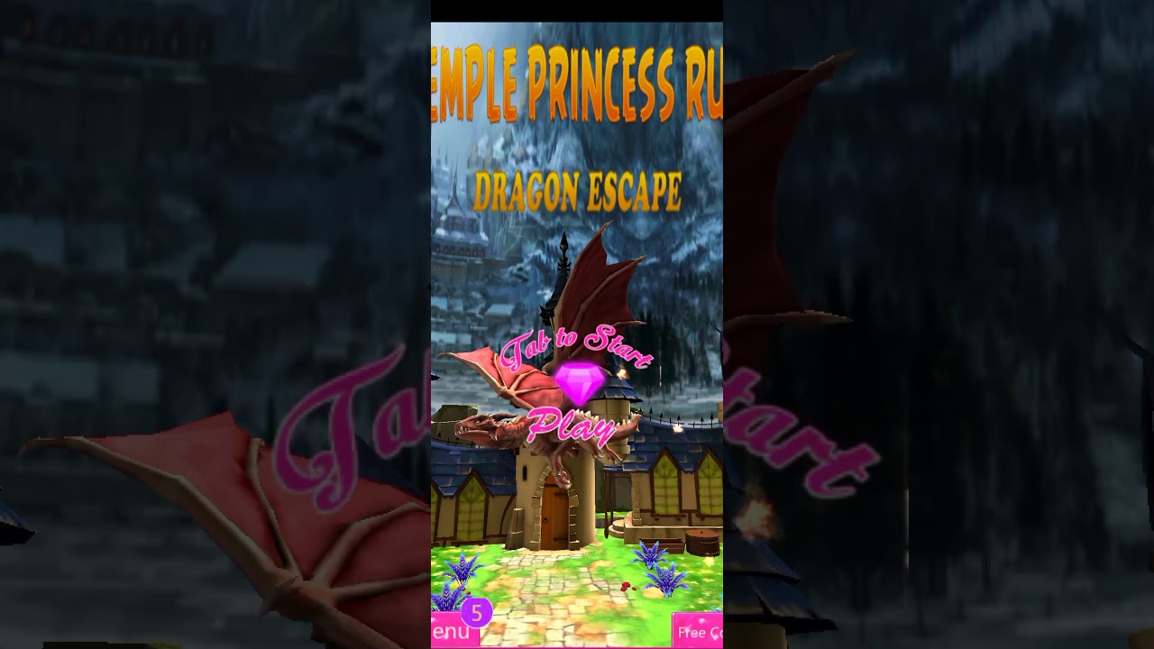 Temple Princess Run Dragon Escape IOS Android