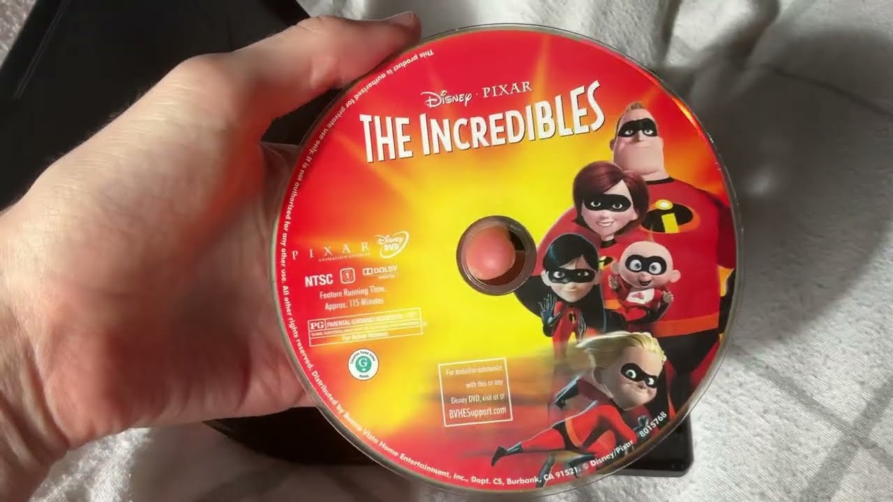 The Incredibles 2011 USA DVD Menu Walkthrough