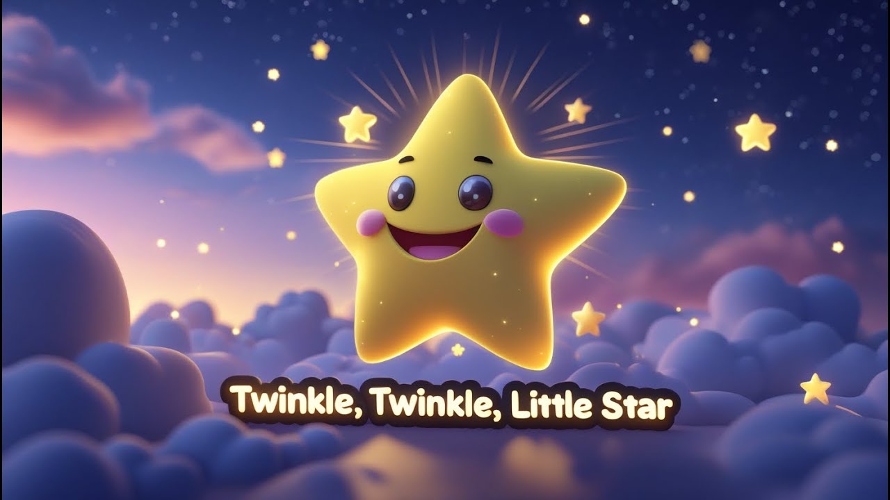 Twinkle Twinkle Little Star bedtime routine song for kids and infants