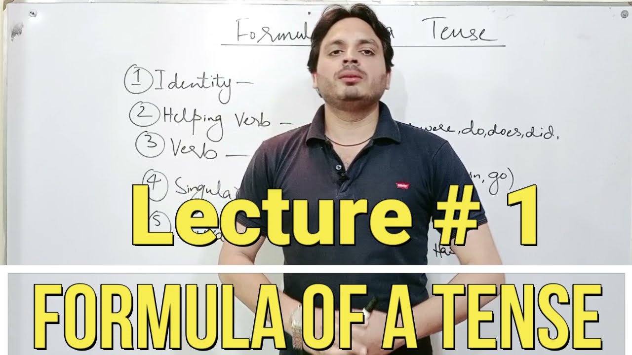 Formula of a tense | Lecture # 1 | By Syed Ali Raza Kazmi