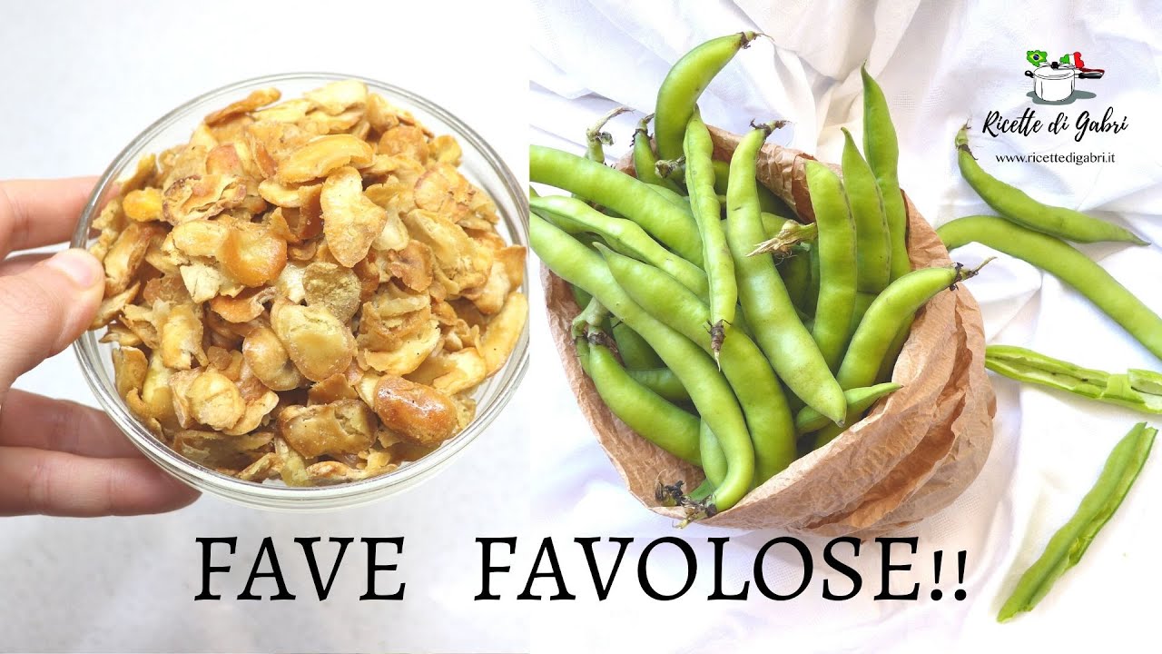 FAVE FAVOLOSE!! Snack sano sfizioso e facile ! Impossibile resistere fave AL FORNO RICETTE DI GABRI