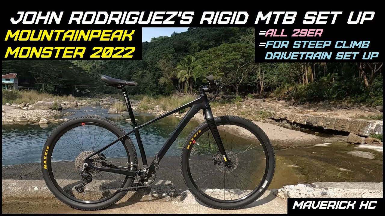 Pang Matarik na Ahon Drivetrain Set Up sa Mountainpeak Monster 2022 Rigid MTB ni John Rodriguez