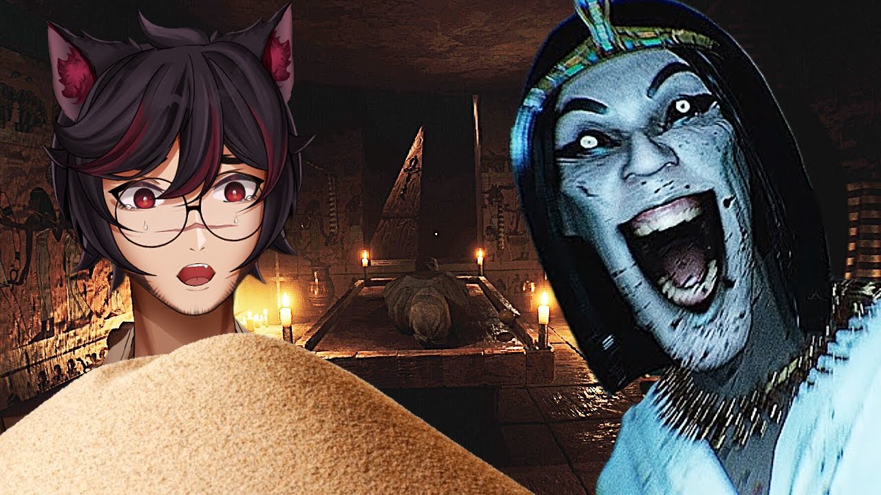 I Broke Into The Pyramids An- PHARAOHS CURSE AHHHGLURG PEH HELP - Amenti Horror Game