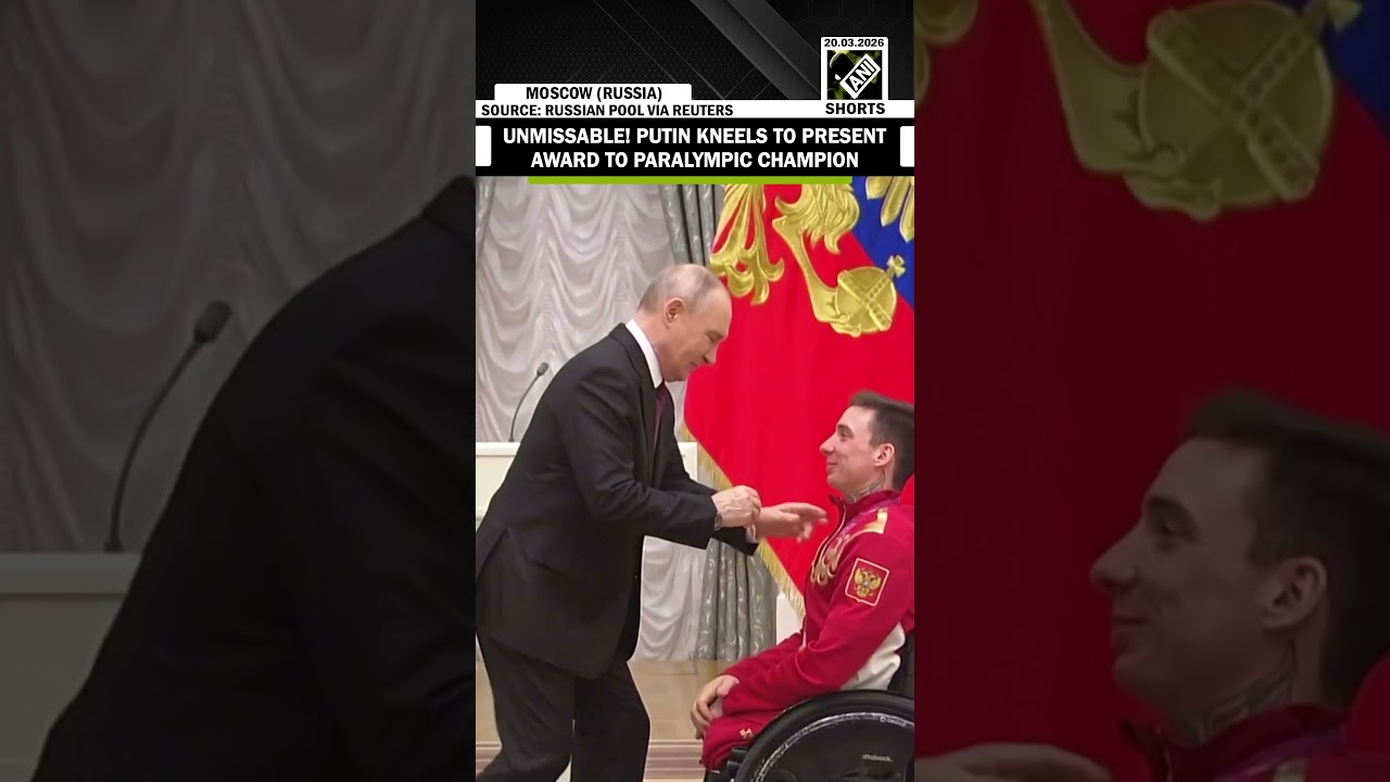 Viral Video! Putin kneels to award the &lsquo;Order of Friendship&rsquo; to Paralympic winner Ivan Golubko