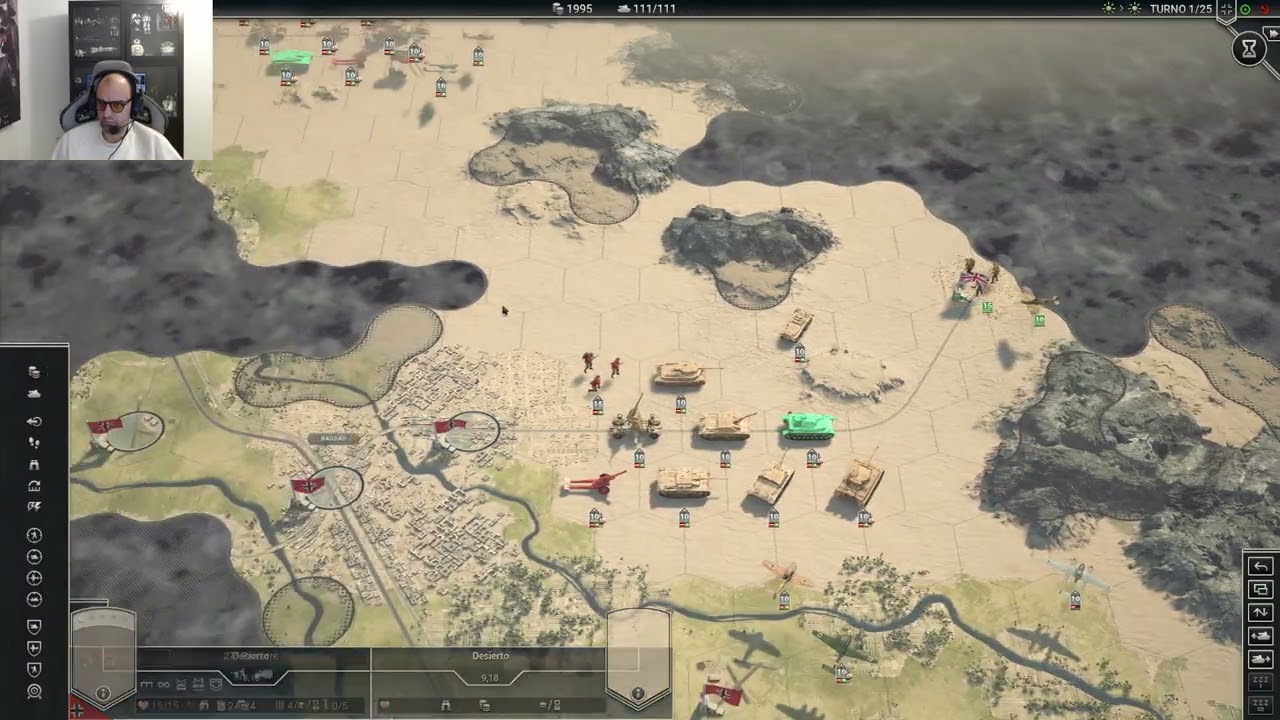 #14 Persia | Panzer Corps 2 | Sin refuerzos, sin fuerza extra, Ironman y prestigio mínimo.
