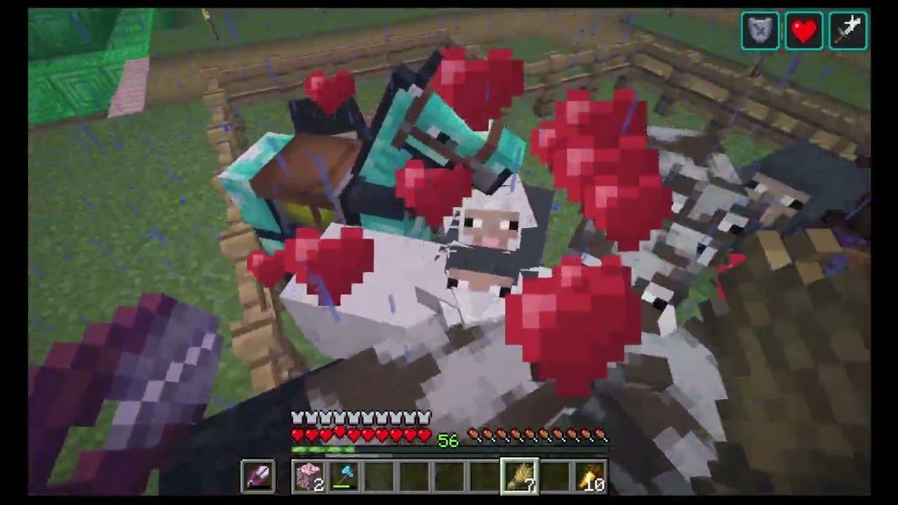 Seating up something new for raids (Minecraft) (Part 127) (No talking)