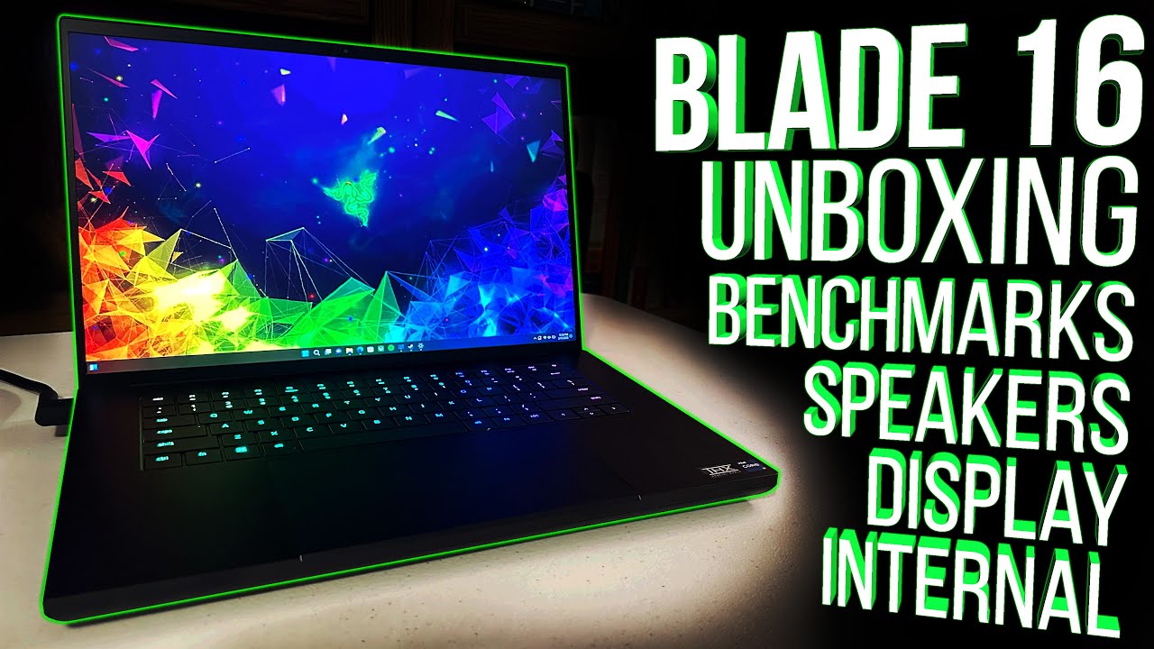 Razer Blade 16 (2023) Unboxing, Benchmarks, Internal Analysis, Display Test, Flex Test, Speaker Test