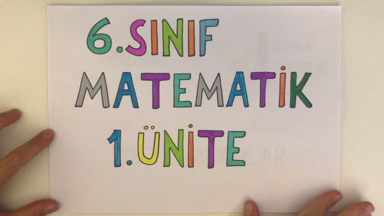6 Matematik 1. Ünite Tekrarı (Doğal Sayılar ve Kümeler)