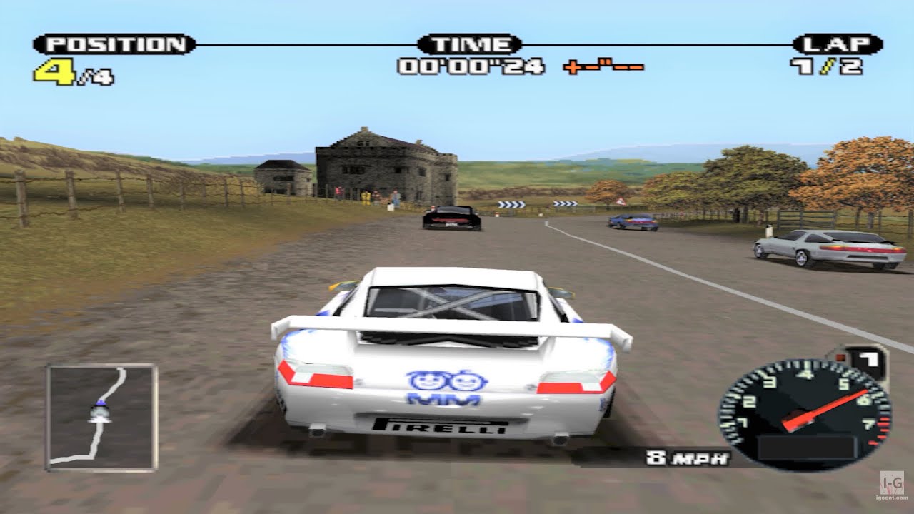 Need for Speed: Porsche Unleashed - PS1 Gameplay (4K60fps)