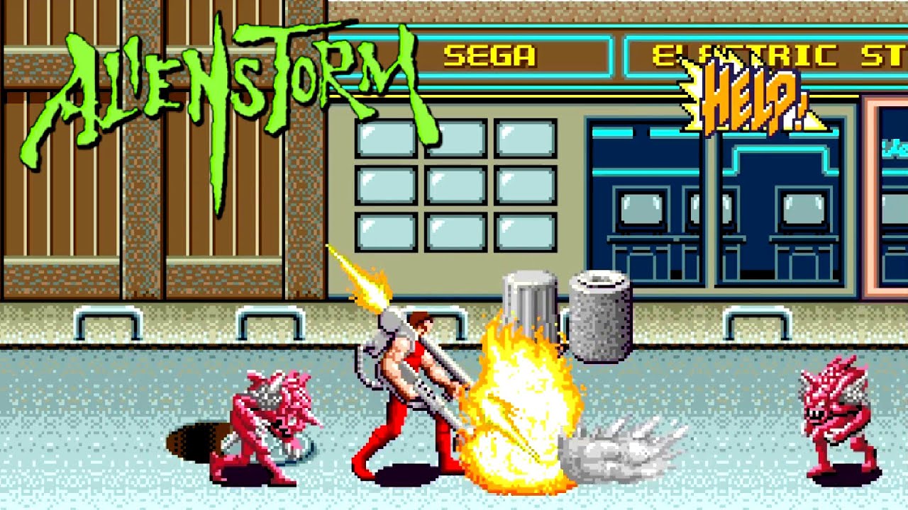 ALIEN STORM - ENDFIGHT Stage 4 - Mega Drive/GENESIS