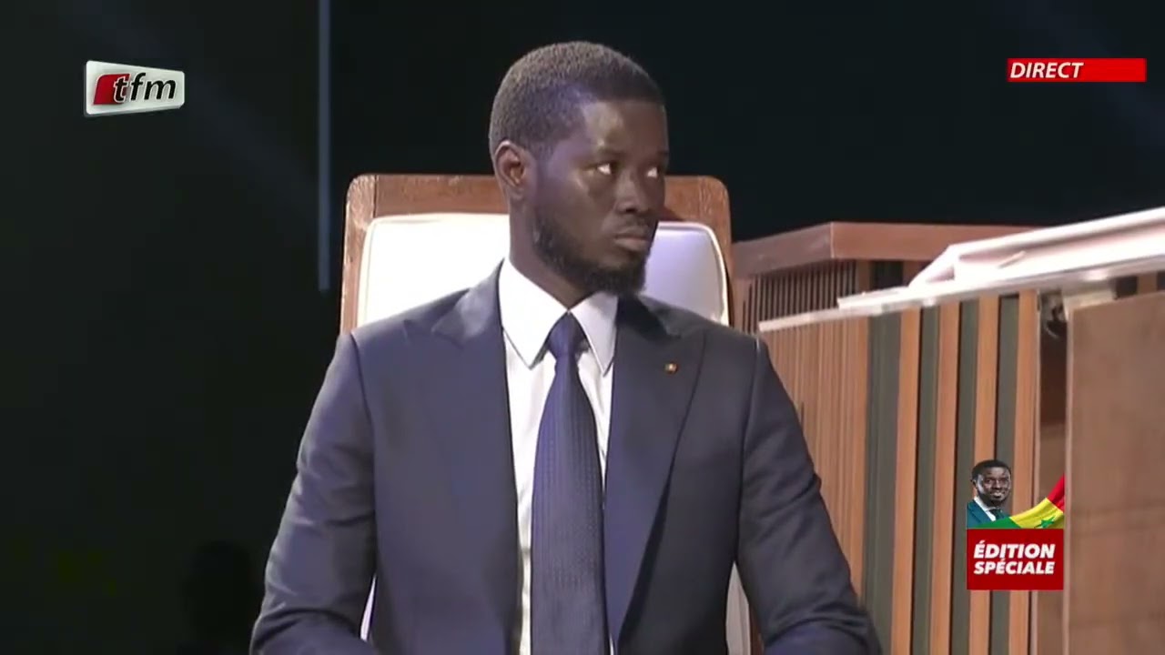 Discours de Mamadou Badio Camara avant la prestation de serment du nouveau Pdt Diomaye Faye