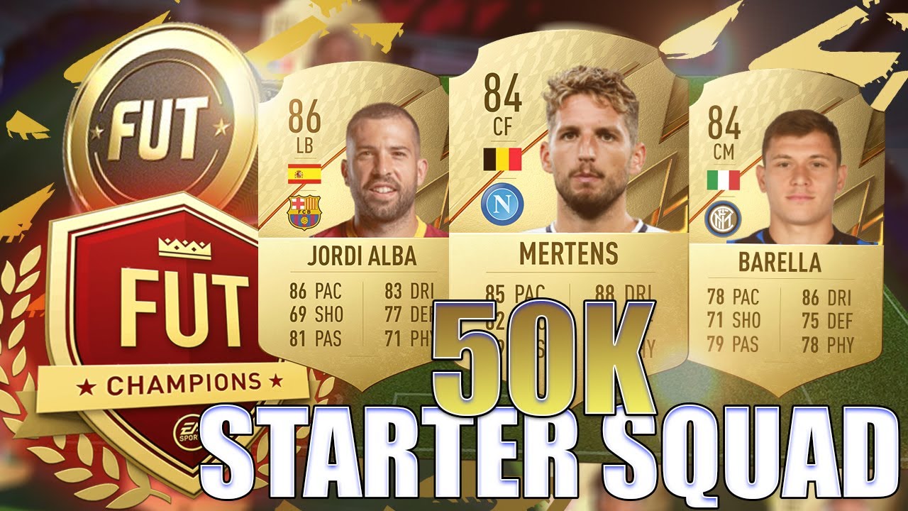 *INSANE* 50K STARTER SQUAD BUIDLER - FIFA 22 Ultimate Team
