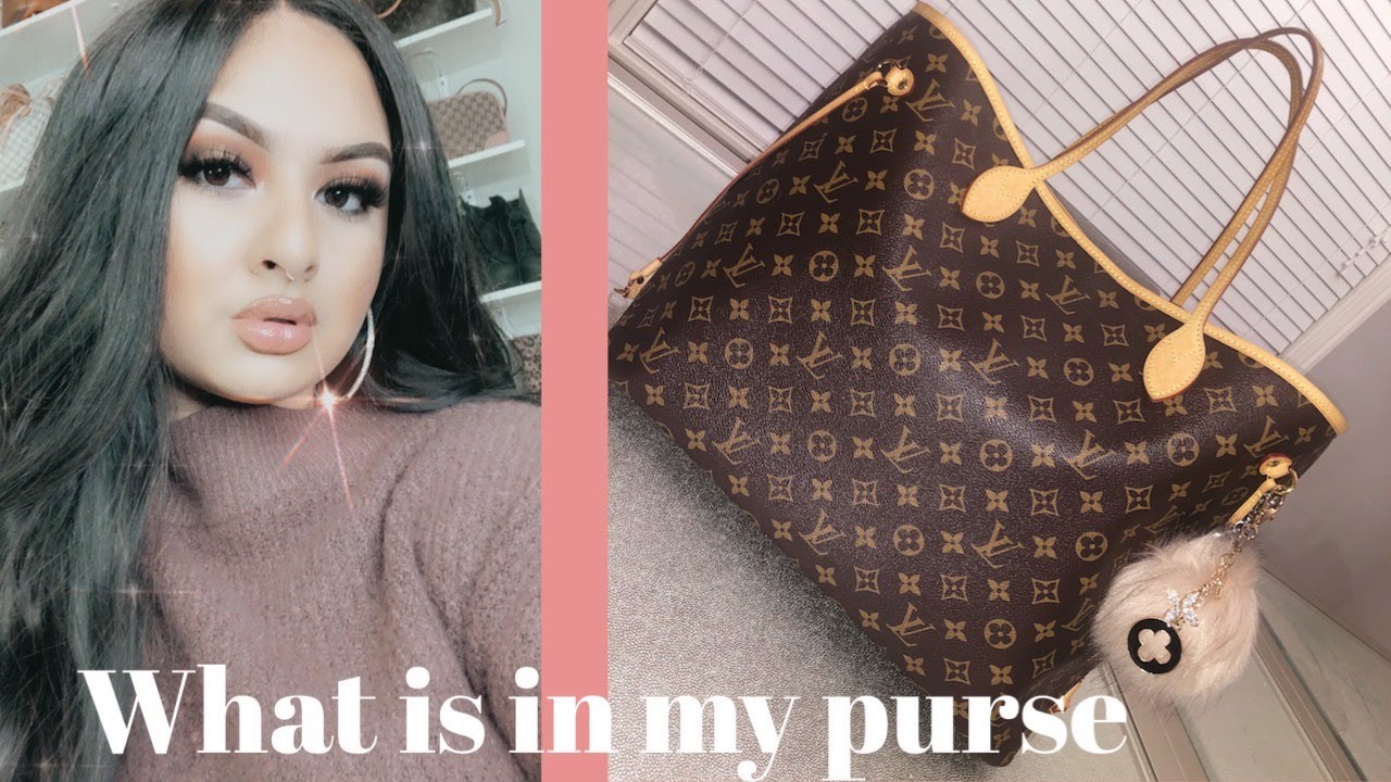 Whats in my Louis Vuitton Neverfull GM💓|| WIMB & Purse Essentials