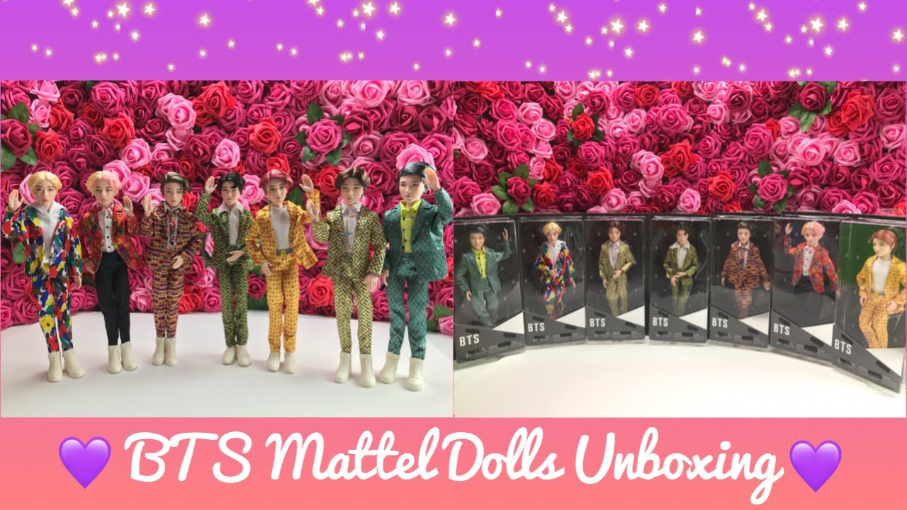 [UNBOXING] BTS Mattel Dolls Complete Set Unboxing ♡
