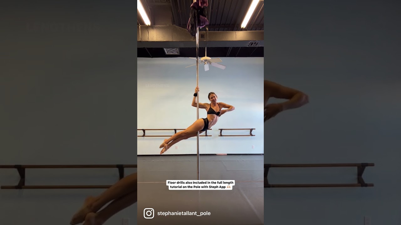 Advanced Pole Move: Dove #poletricks #poledancing #poleshapes #poletutorials
