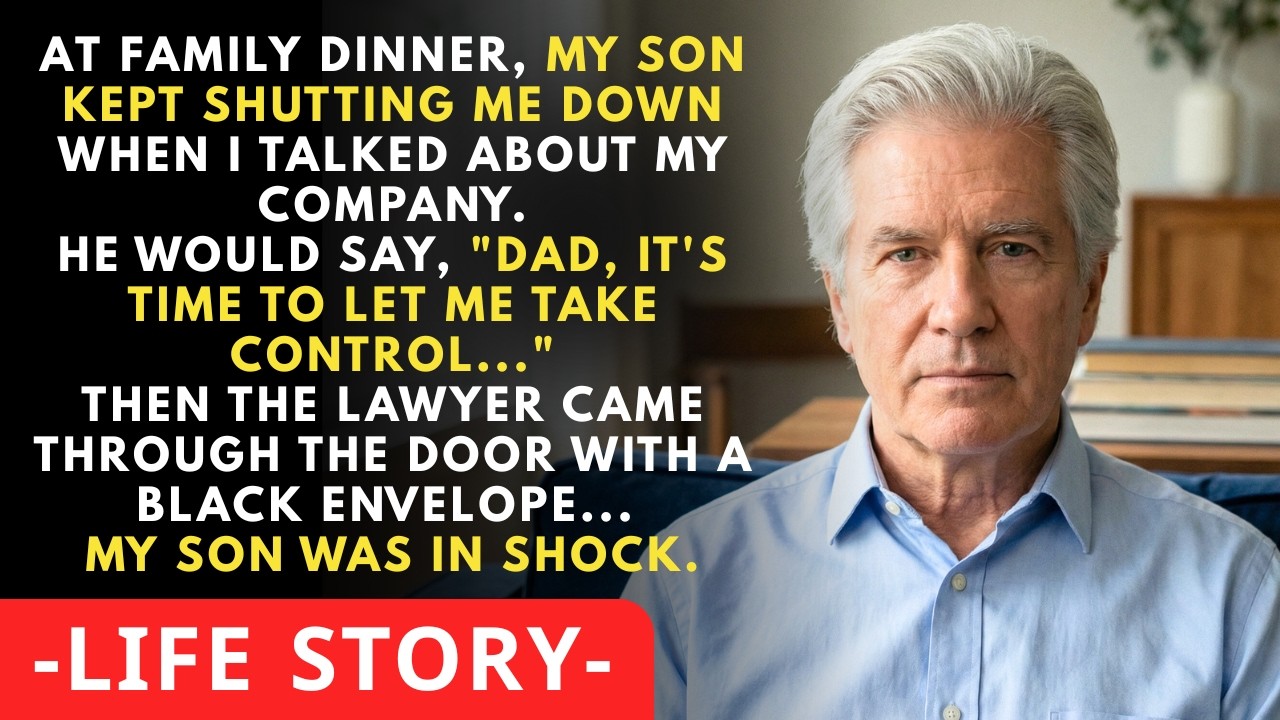At family dinner, my son tried to silence me so he could take everything I built. But my Lawyer...