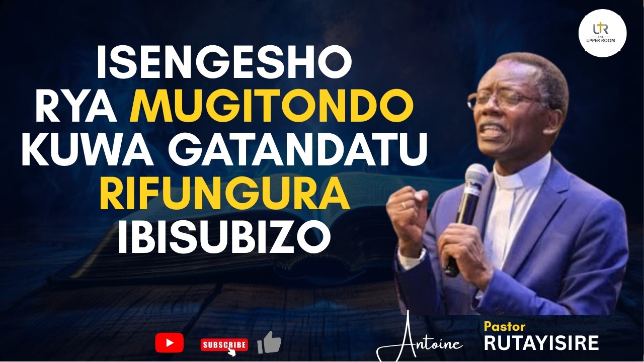 =IGA KWIHANGANA NO GUTEGEREZA IMANA KUKO IJE KUGUTABARA = INYIGISHO YA Past  Antoine RUTAYISIRE