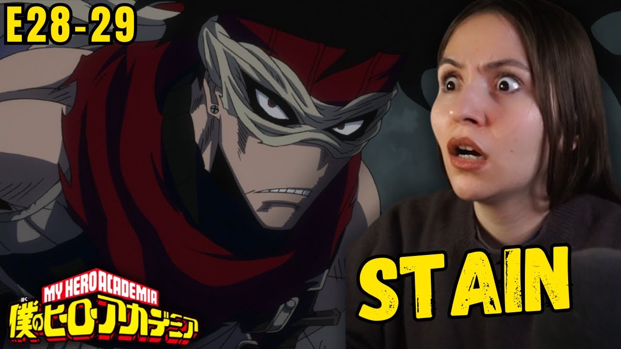 👉🏻 ES STAIN EL MEJOR VILLANO?? 🔥 |  ¡EL ASESINO DE HÉROES LLEGÓ! 🔪 | Boku No Hero E28-29 (REACCIÓN)