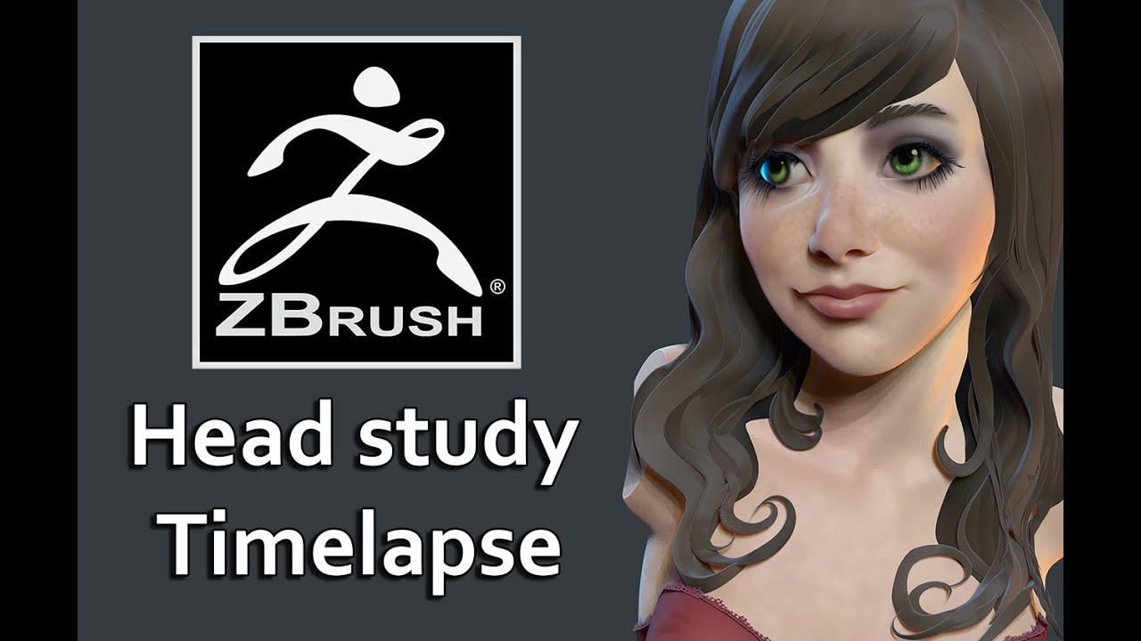 Zbrush Head Timelapse
