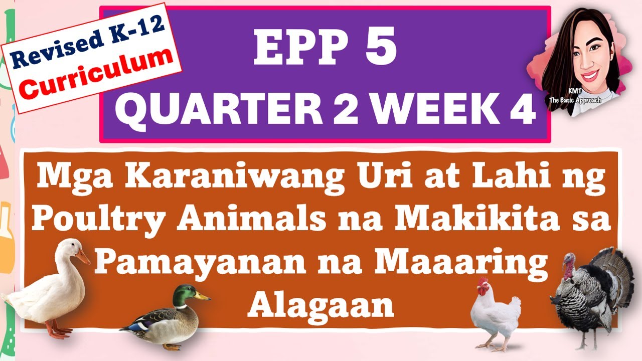 EPP 5 QUARTER 2 WEEK 4 REVISED K-12 CURRICULUM #epp5quarter2week4matatagcurriculum