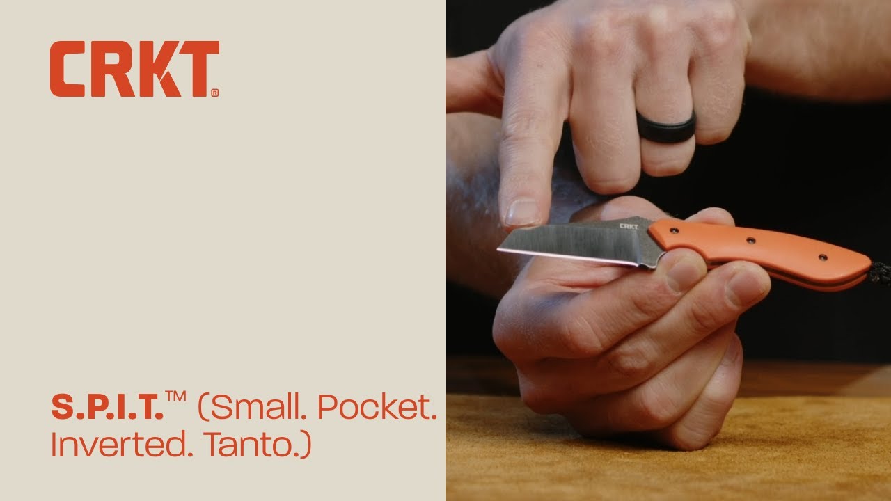 CRKT S.P.I.T.™ (Small. Pocket. Inverted. Tanto.) | Alan Folts Design