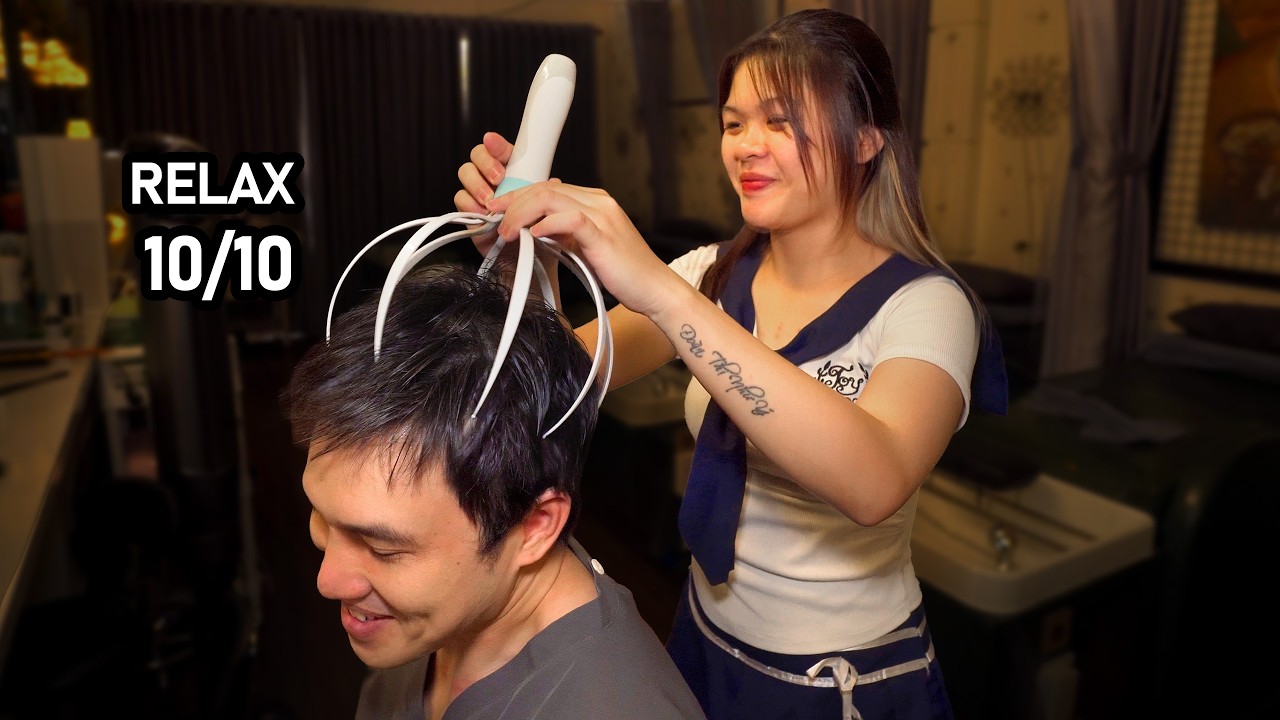 ASMR: Incredible Vietnam Barbershop Full Service (Scalp Care, Shave, Facial, Neck Massage)