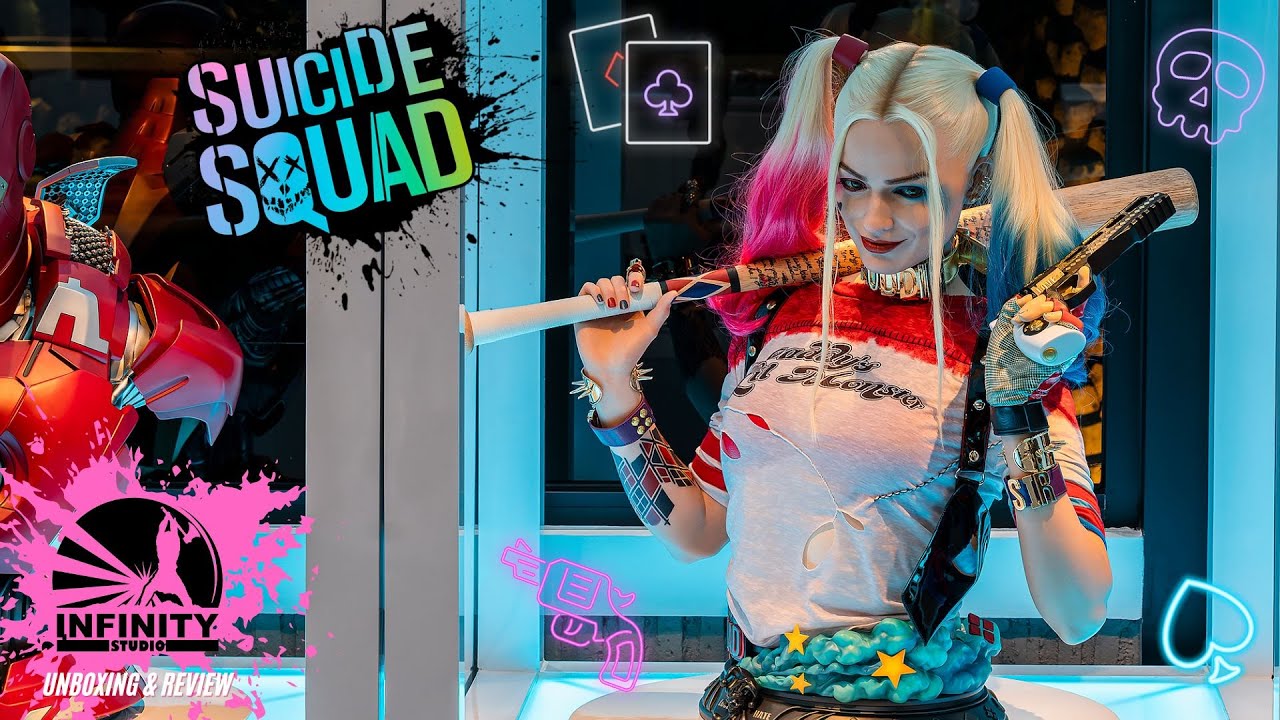 Harley Quinn Life Size Bust [Unboxing & Review] | Infinity Studio