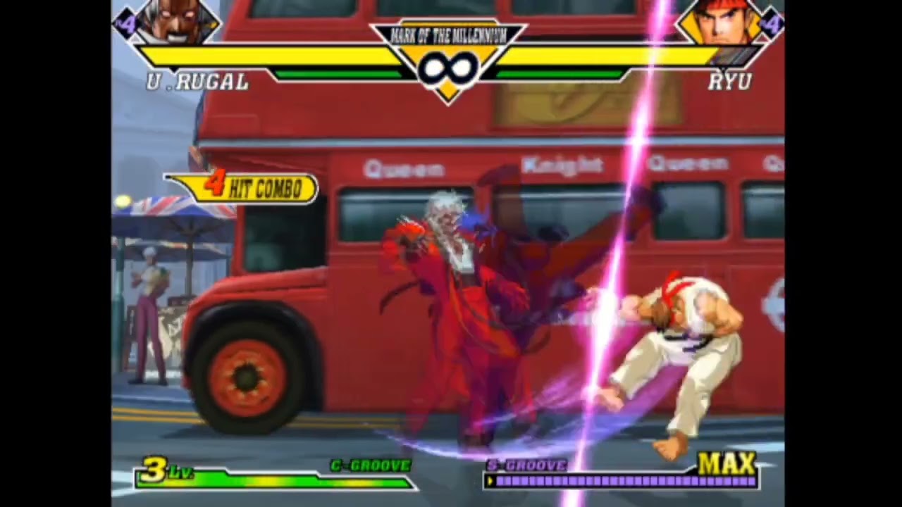 Capcom vs SNK 2 - Vài thế combo đánh là chết Ultimate Rugal