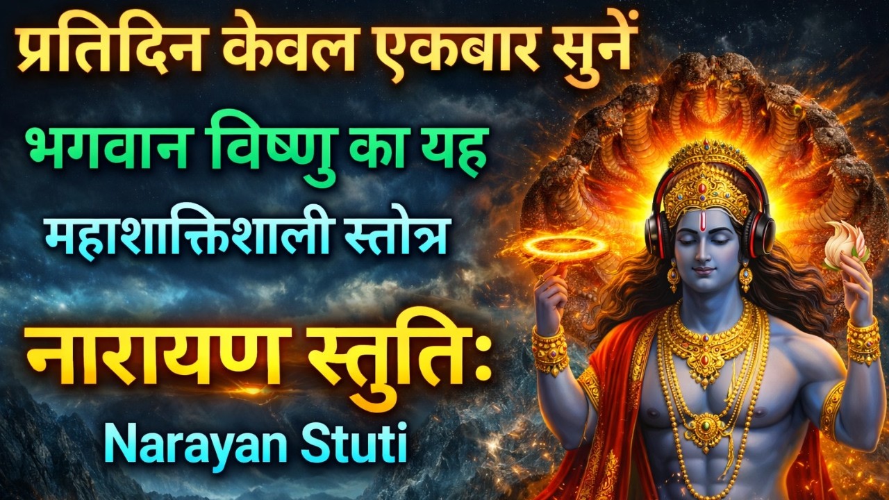 नारायण नारायण जय गोविंद हरे | 108 बार जाप | कलिकल्मष नाशक मंत्र