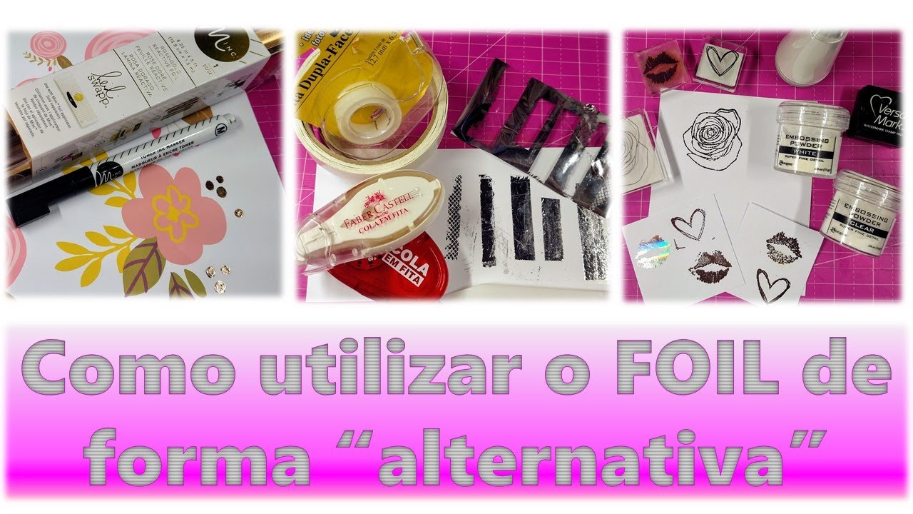 Foil alternativo COM e SEM laminadora e SEM impressão a laser!