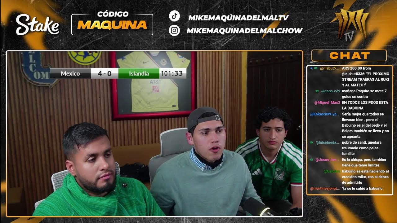 reaccion mexico vs islandia / charla con mosquetermos / invitados amorfos